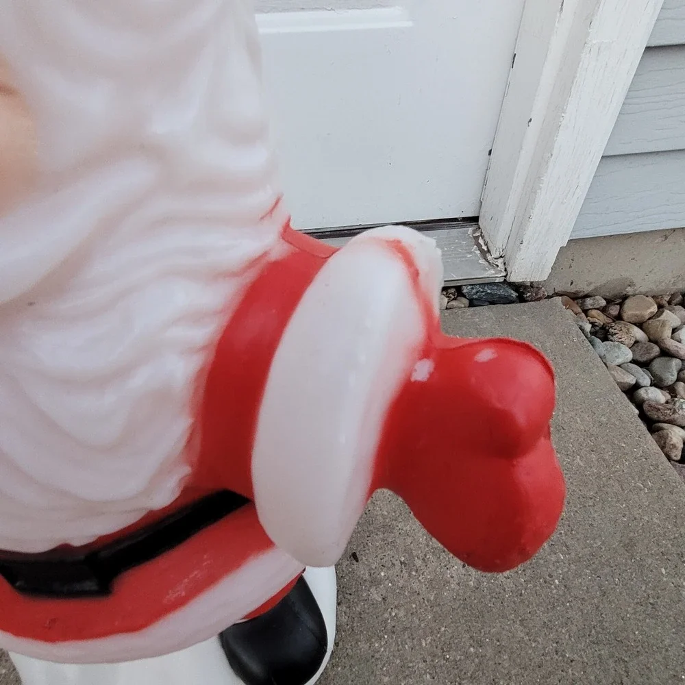 Vintage Santa Blow Mold by TPI Canada 22